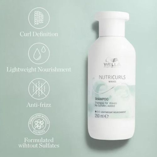 Shampoo Wella Profesional para Rizos | Nutrición y Definición
