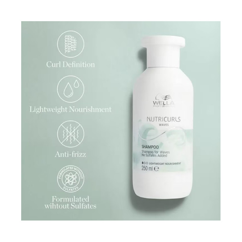 Shampoo Wella Profesional para Rizos | Nutrición y Definición